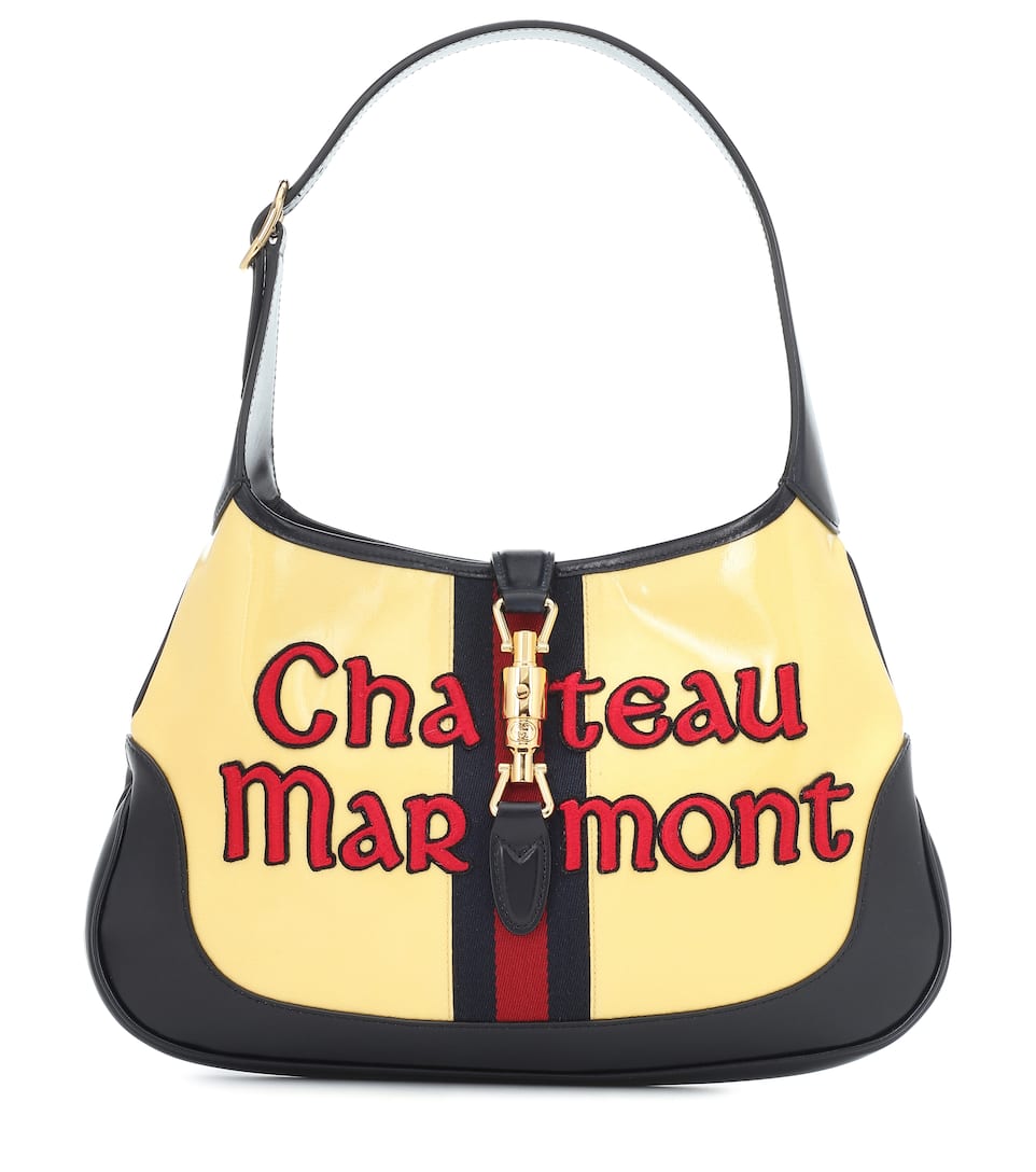 jackie crocodile shoulder bag gucci