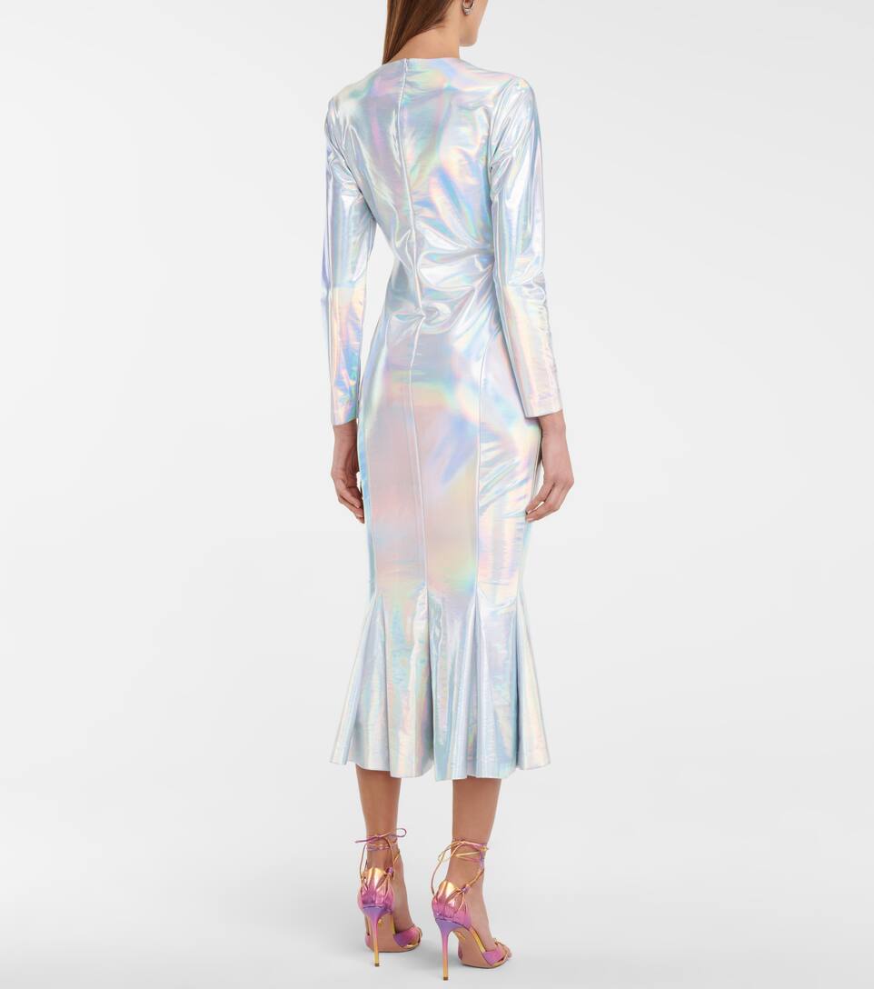 norma kamali crew fishtail dress