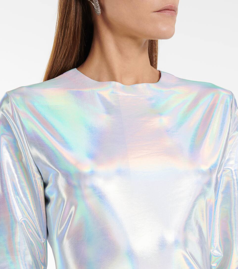 norma kamali crew fishtail dress