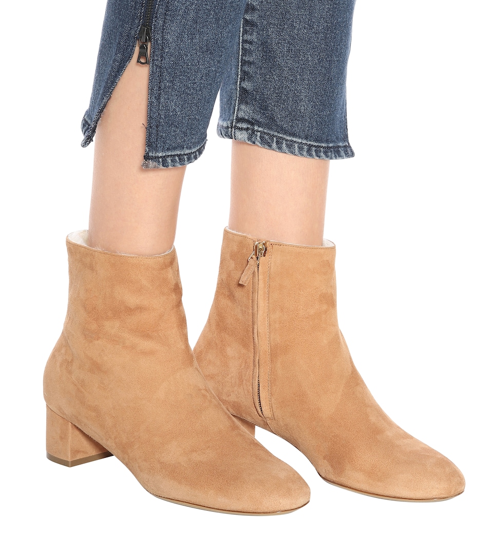 mansur gavriel shearling boots