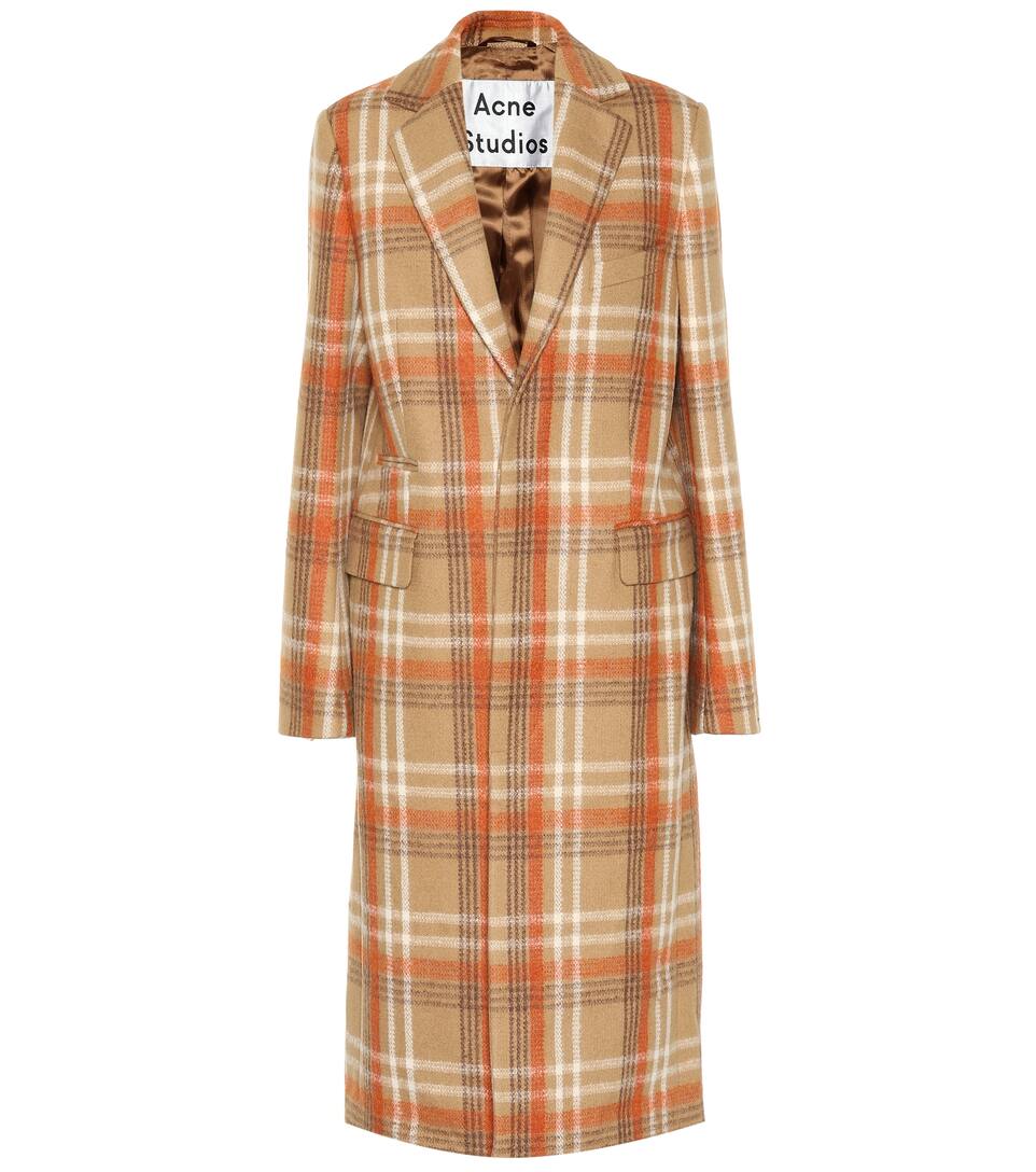 acne studios wool blend coat