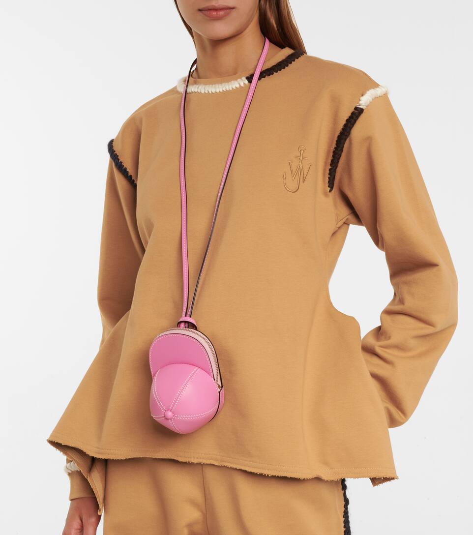 Jw Anderson Cap Nano leather crossbody bag Mytheresa