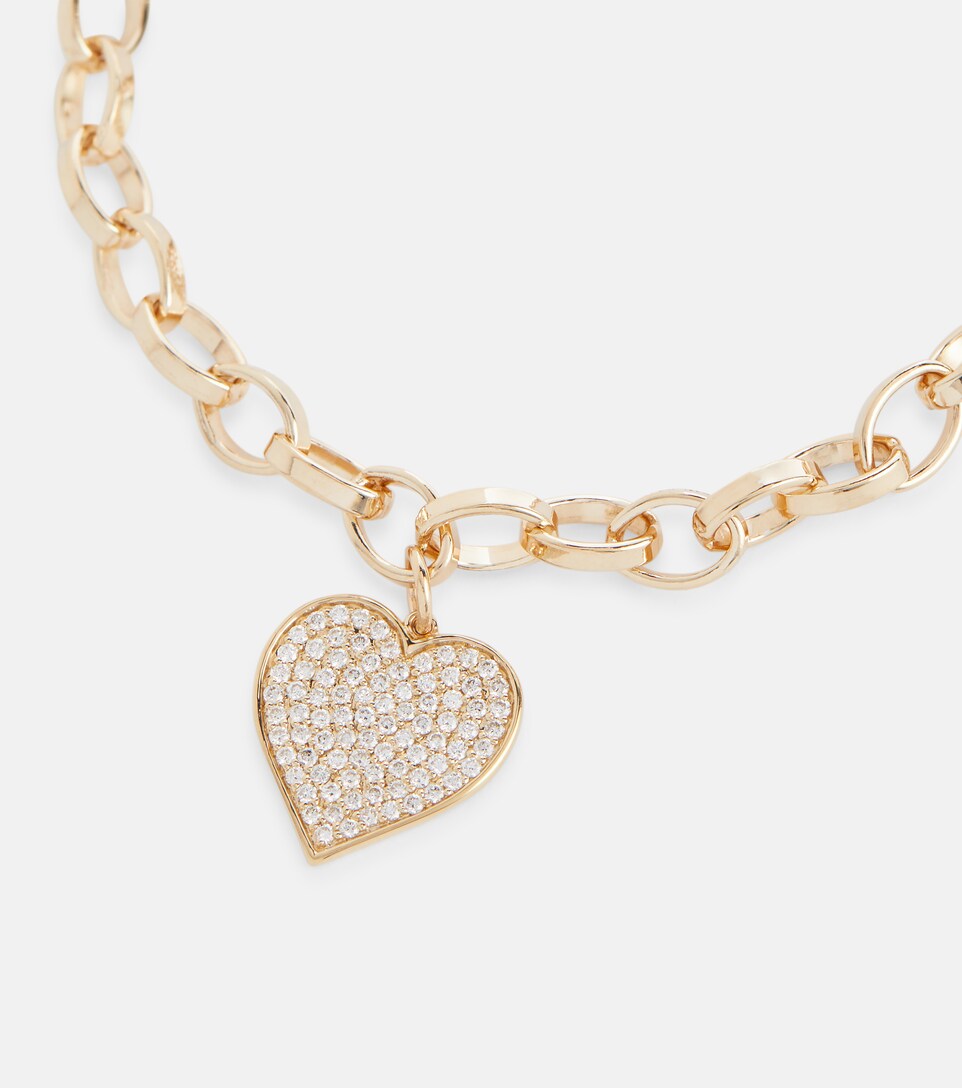 Sydney Evan - Heart 14kt gold and 
