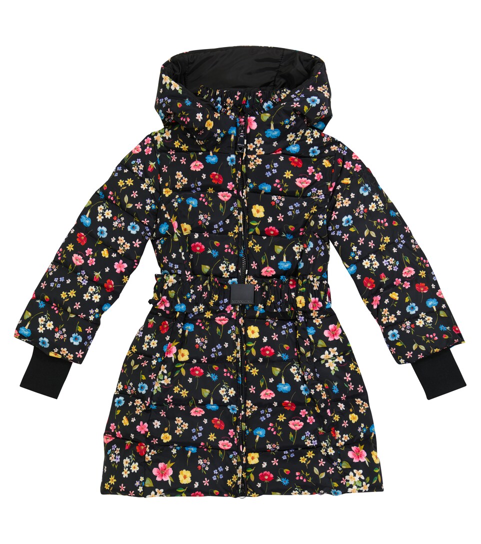 floral padded coat