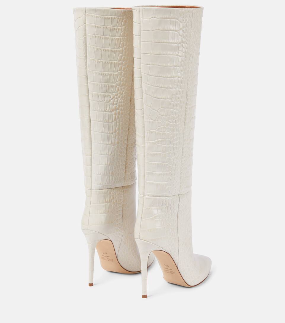 paris texas white croc boots