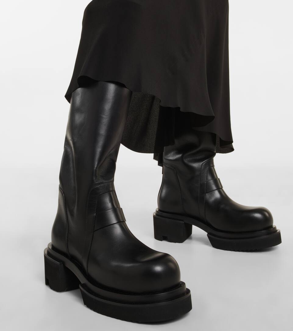Rick Owens Bogun kneehigh leather boots Mytheresa
