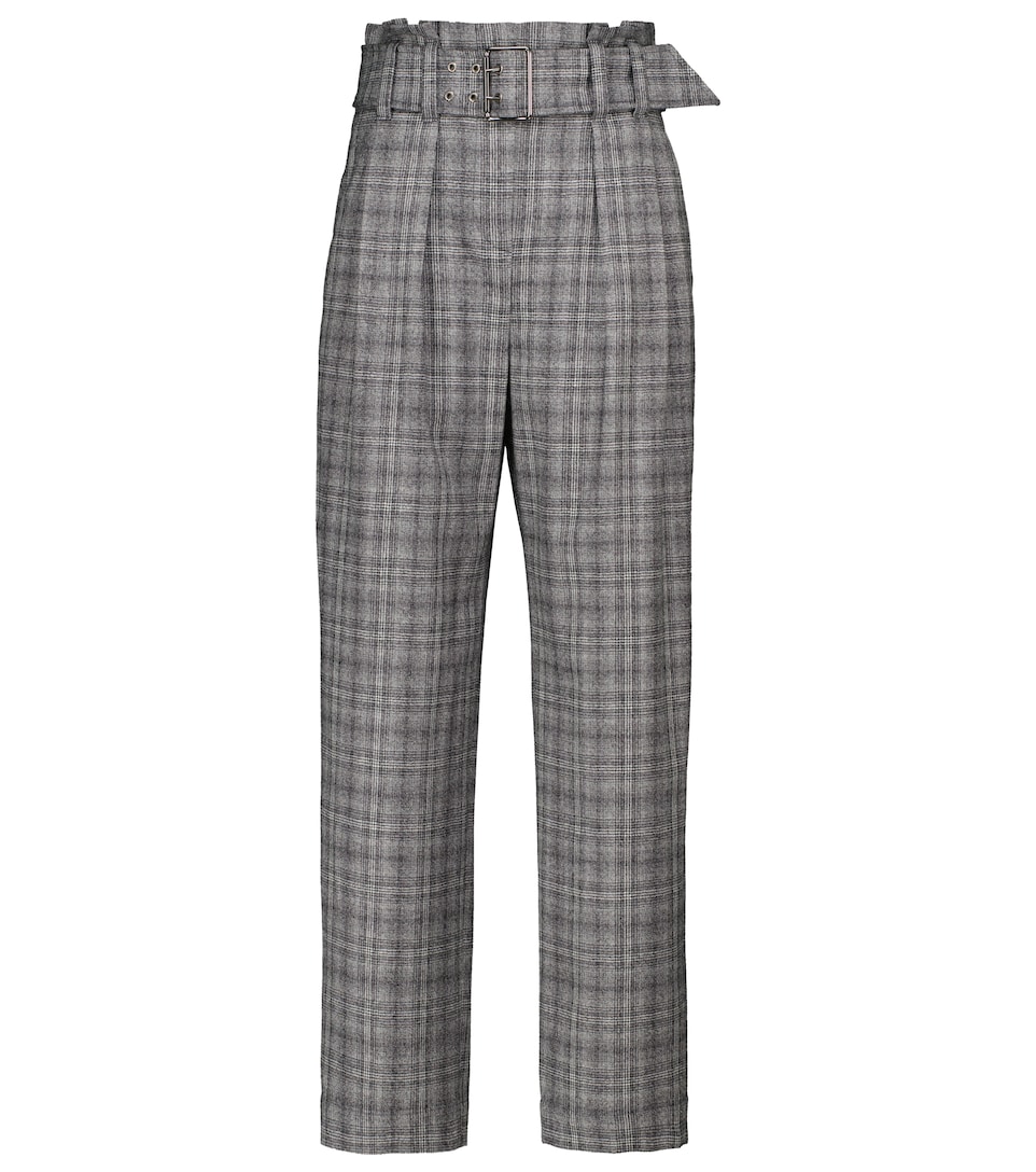 Brunello Cucinelli - Pantalones rectos de cuadros | Mytheresa