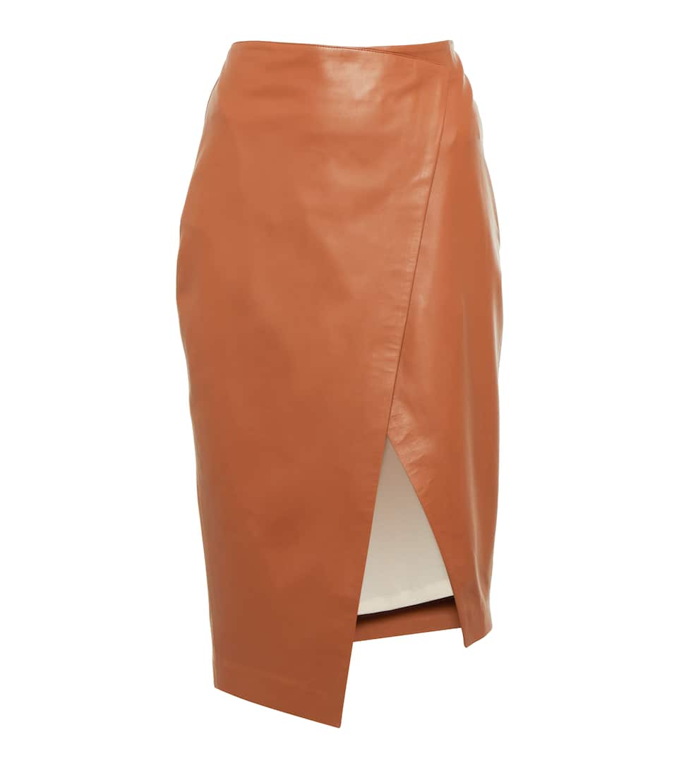 Zeynep Arcay Leather Pencil Skirt Mytheresa