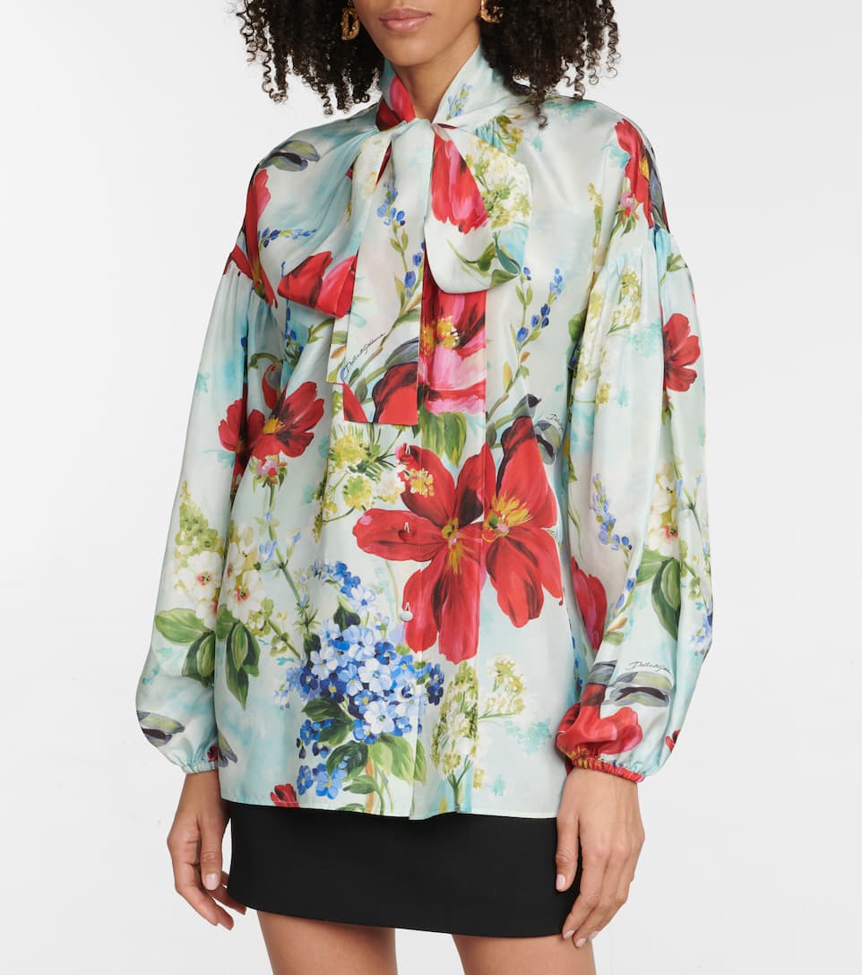 silk shirt floral