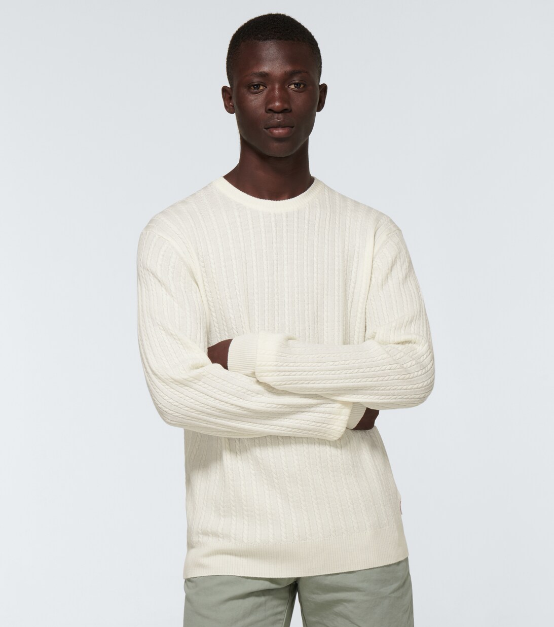Walden Cable Knit Sweater in White - Orlebar Brown | Mytheresa