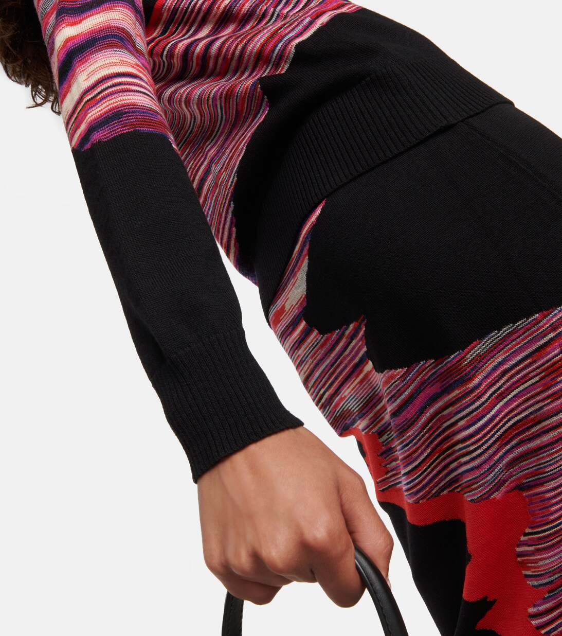 Space Dyed Wool Turtleneck Sweater in Multicoloured - Missoni | Mytheresa