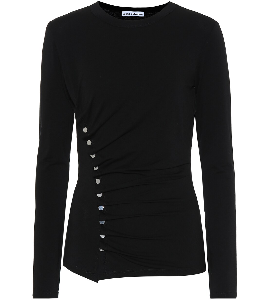 Embellished Top in Black - Paco Rabanne | Mytheresa