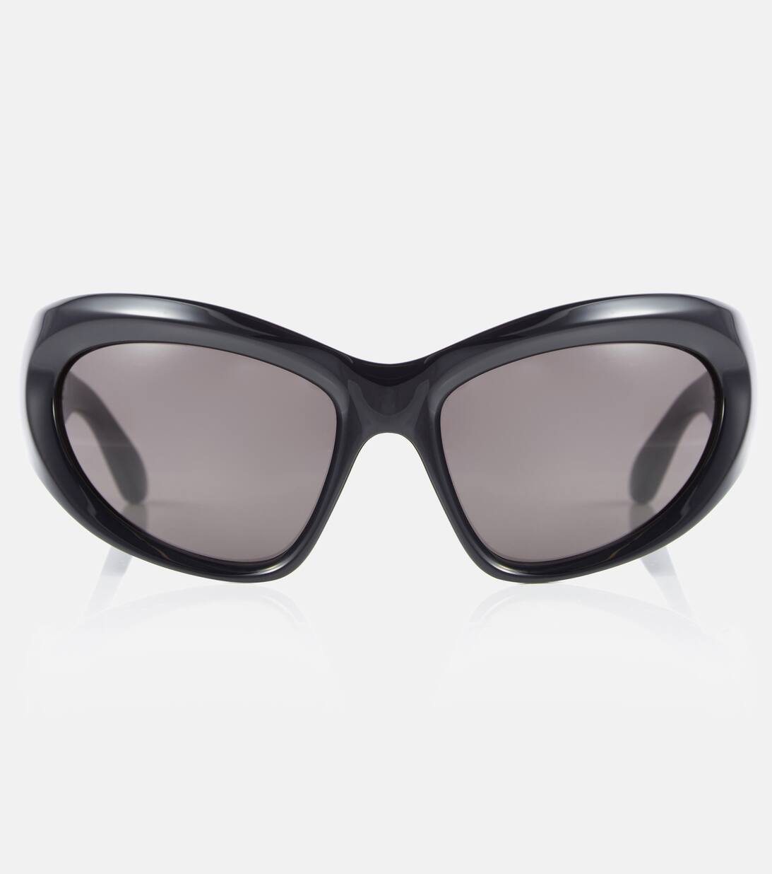 Wrap Sunglasses in Black Balenciaga Mytheresa