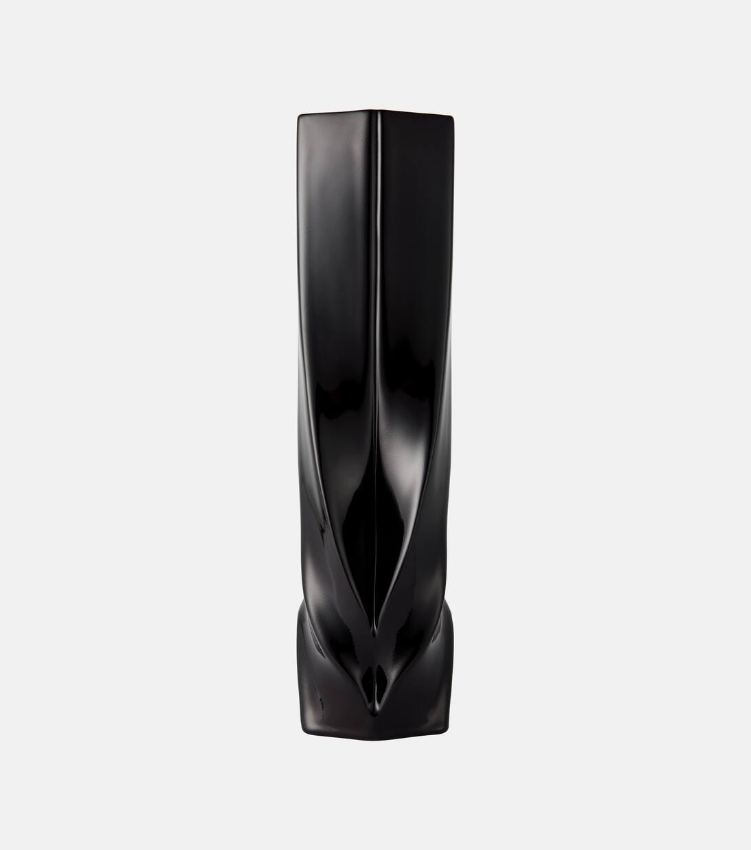 Braid Tall Vase in Black Zaha Hadid Design Mytheresa