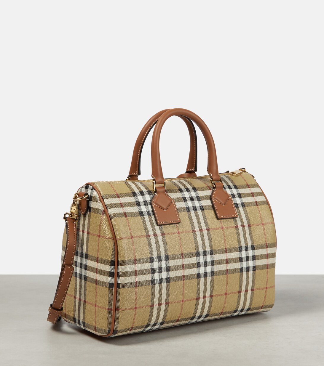 Burberry Small Check Tote 8094685 B9368 main image 1