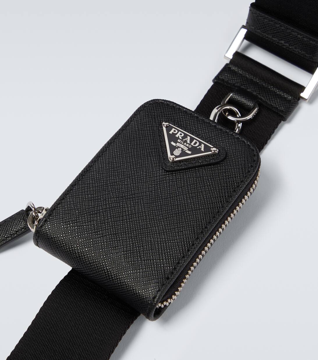 Saffiano Leather Crossbody Bag in Black Prada Mytheresa