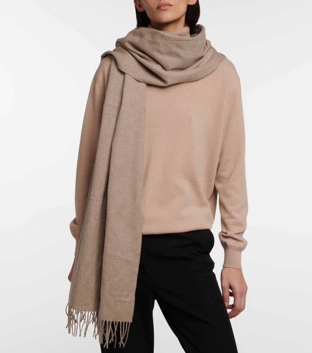 Brunello Cucinelli Bordeaux Silk Scarf
