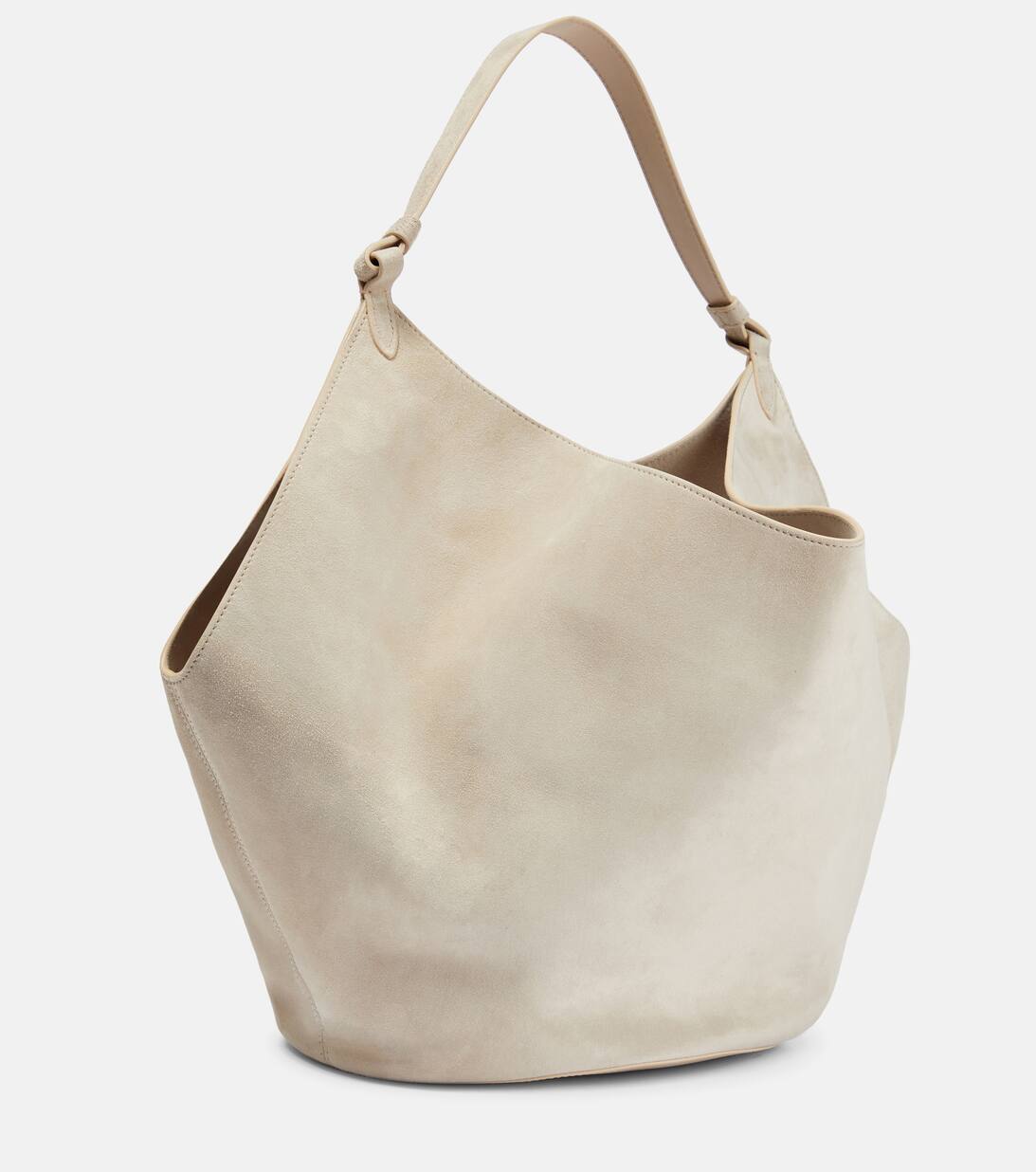 Lotus Medium suede tote | Khaite