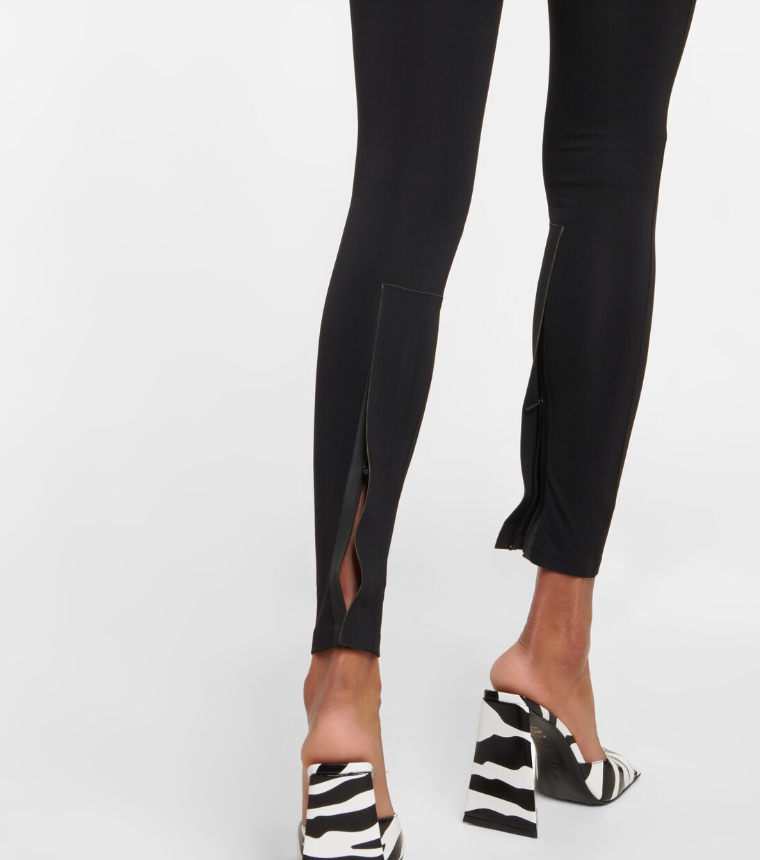 Stretch Leggings in Black Wardrobe NYC Mytheresa