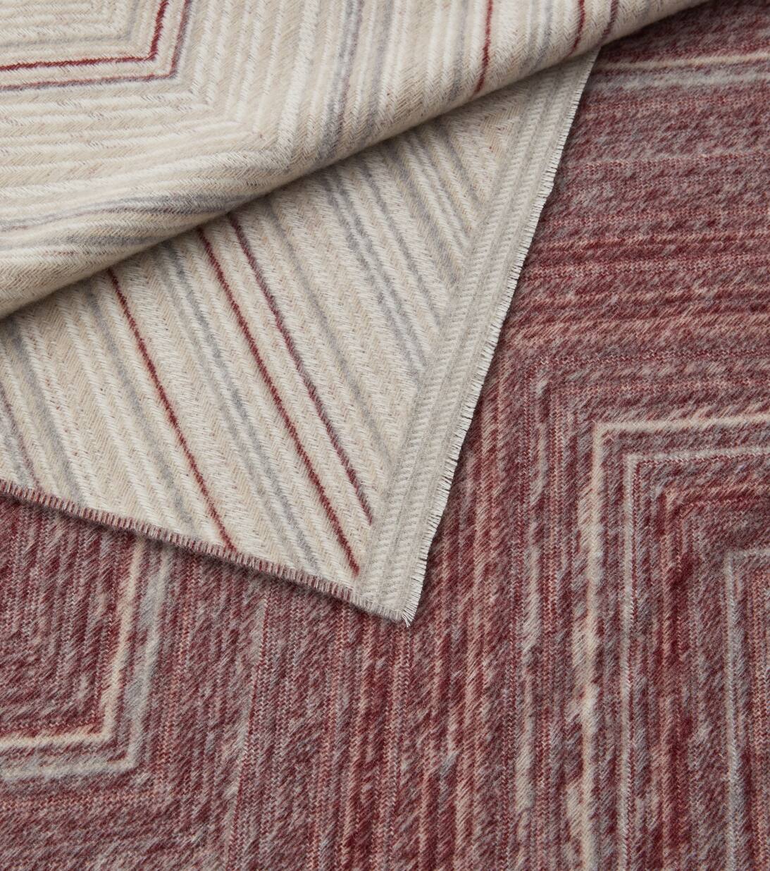 Catullo Wool And Cashmere Throw in Beige Missoni Mytheresa