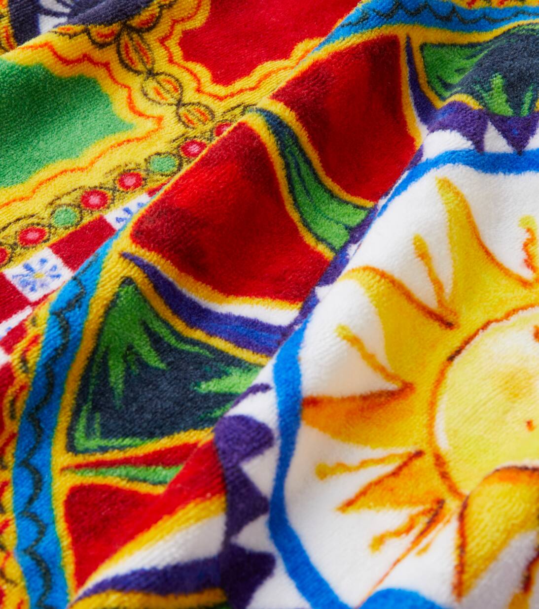 Carretto Beach Towel in Multicoloured Dolce Gabbana Casa Mytheresa