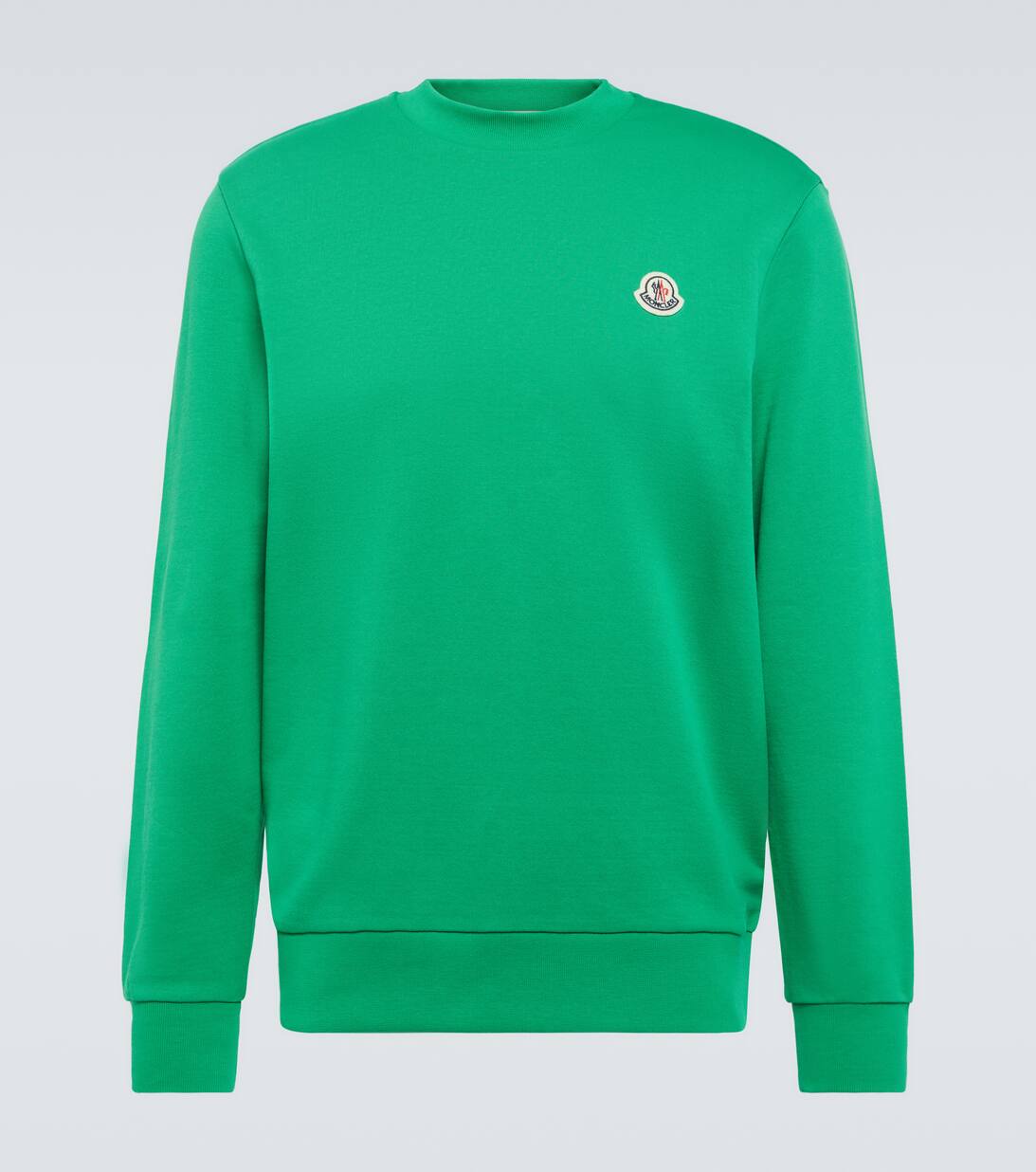 Cotton Sweatshirt in White Moncler Mytheresa