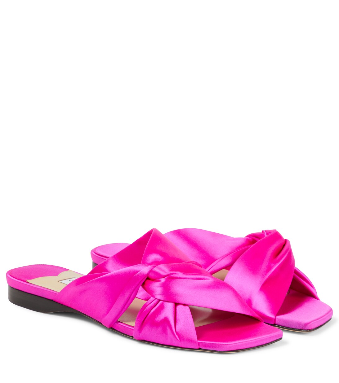 Narisa Satin Sandals in Pink - Jimmy Choo | Mytheresa