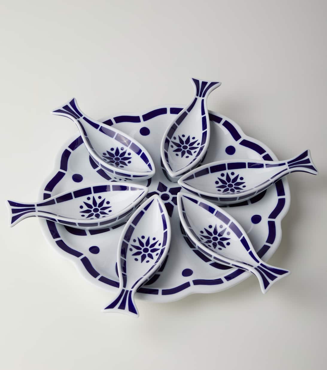 Tapas Peixe Porcelain Set in Blue Sargadelos Mytheresa