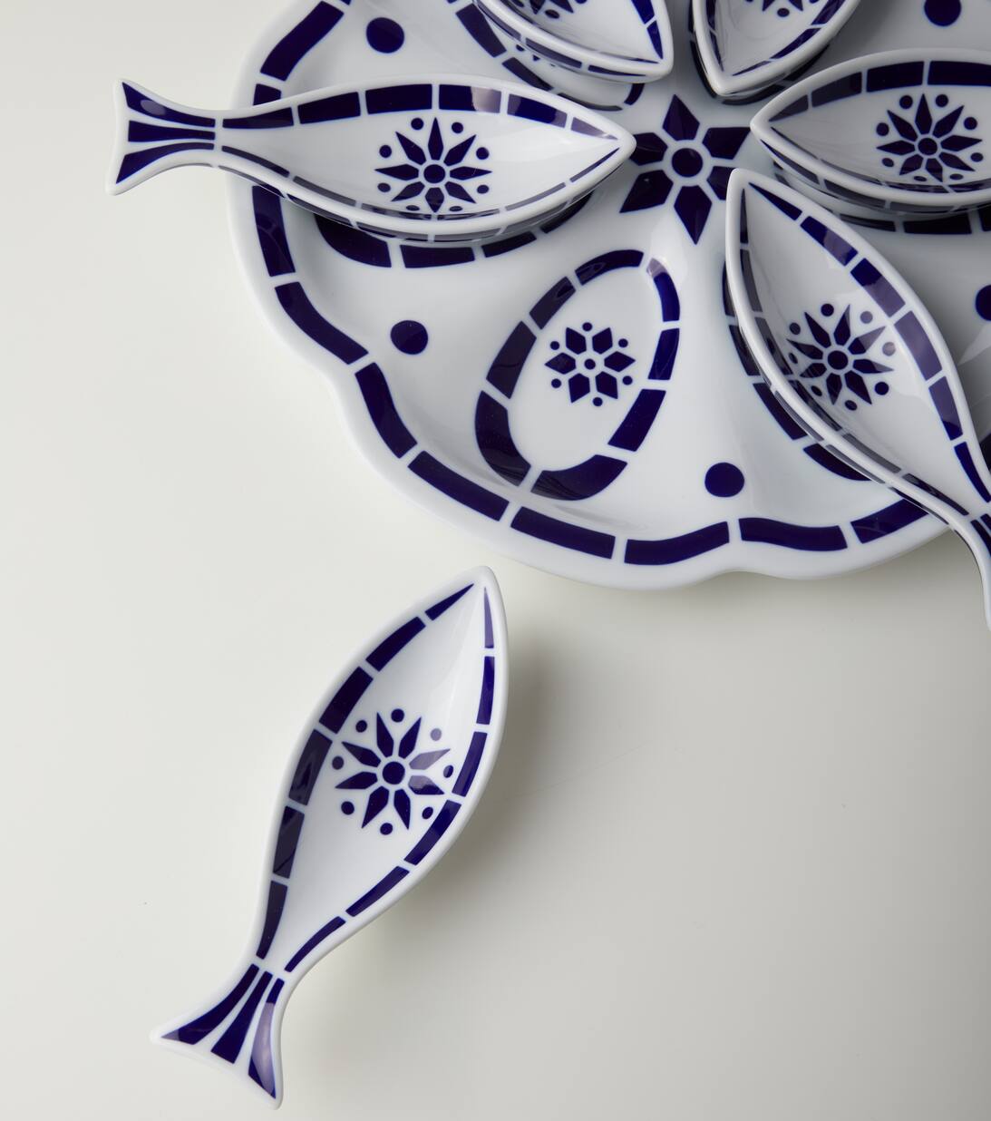 Tapas Peixe Porcelain Set in Blue Sargadelos Mytheresa