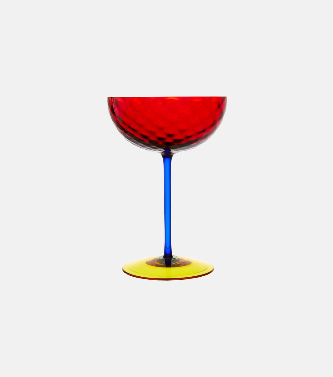 Murano Champagne Coupe Glass in Yellow Dolce Gabbana Casa Mytheresa