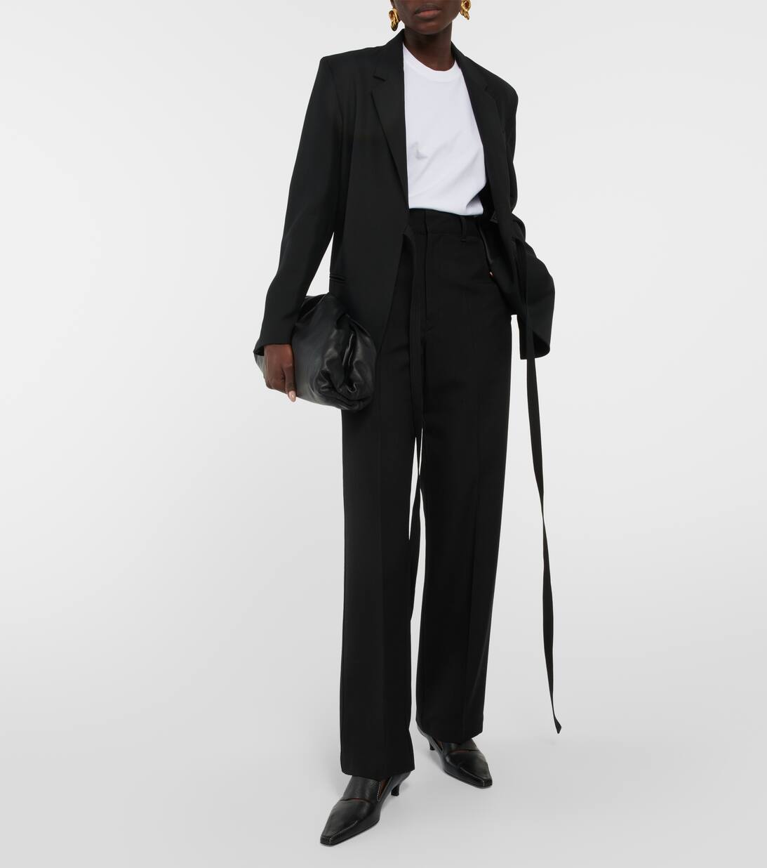 Oversized Cotton Jersey T Shirt in White Toteme Mytheresa