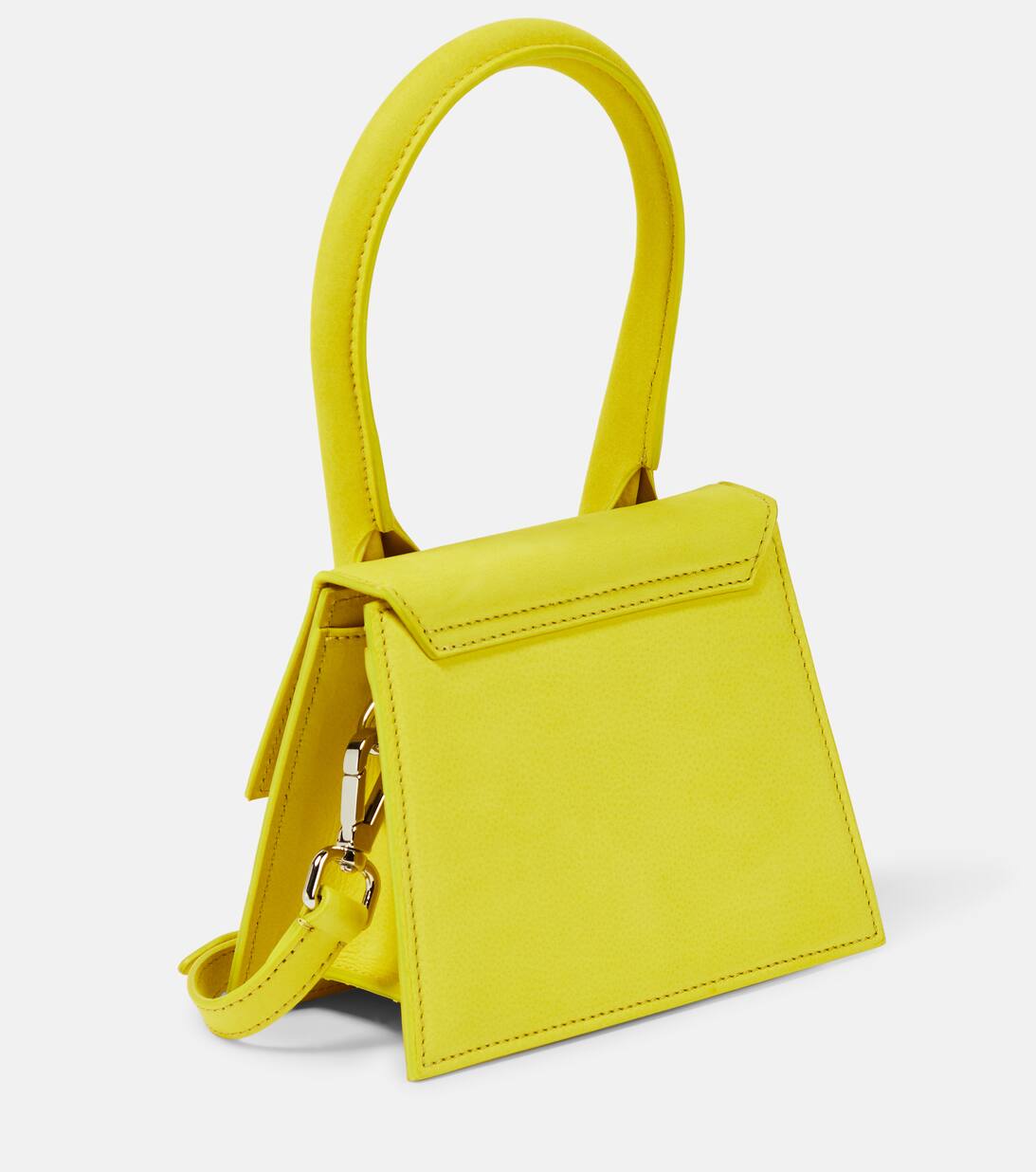 Le Chiquito Moyen Leather Tote Bag in Yellow Jacquemus Mytheresa
