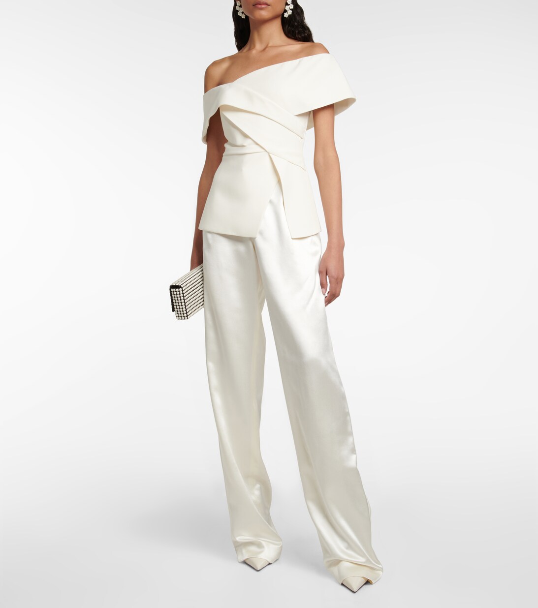 Silk Satin Miriam Woven Pants