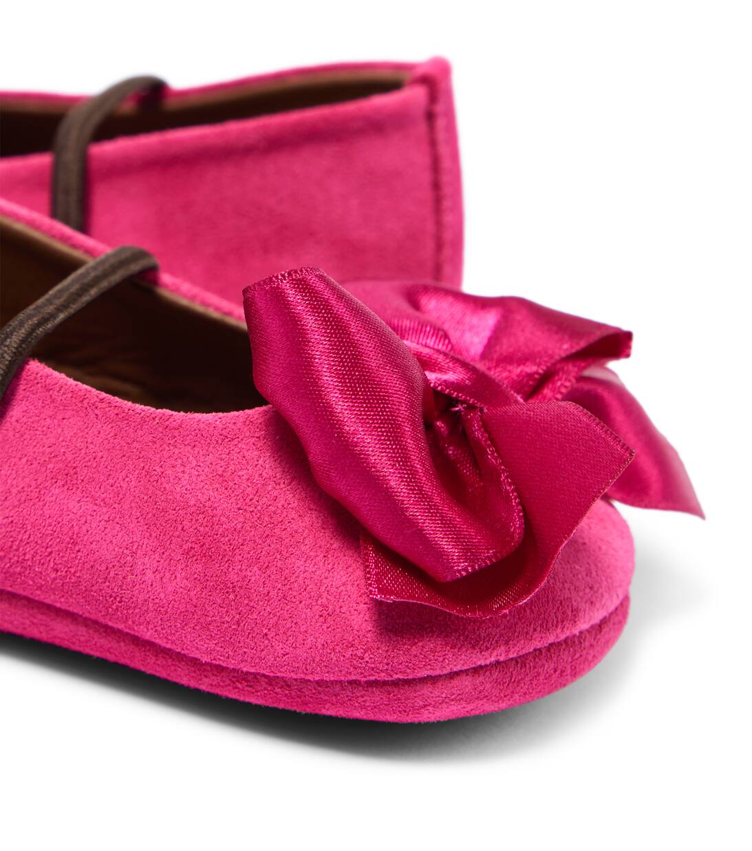 Baby Suede Ballet Flats in Pink Pe Pe Mytheresa