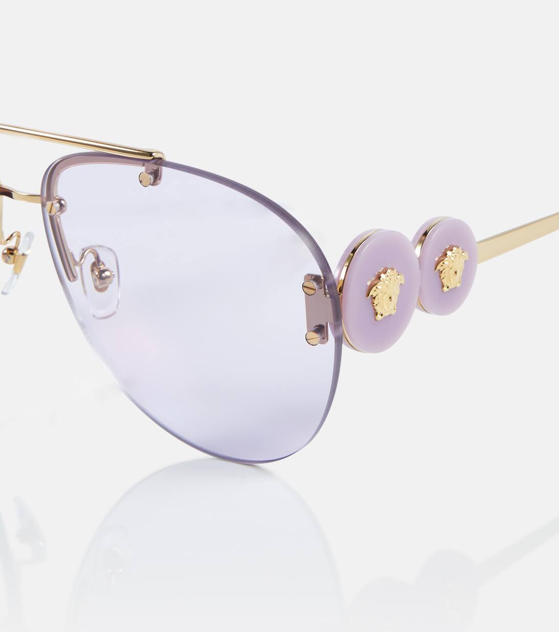 versace medusa aviator sunglasses