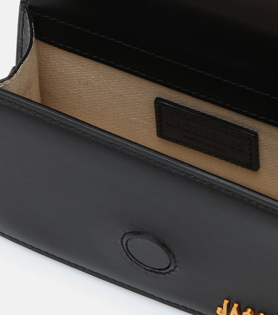 Le Bambino Leather Shoulder Bag in Black Jacquemus Mytheresa