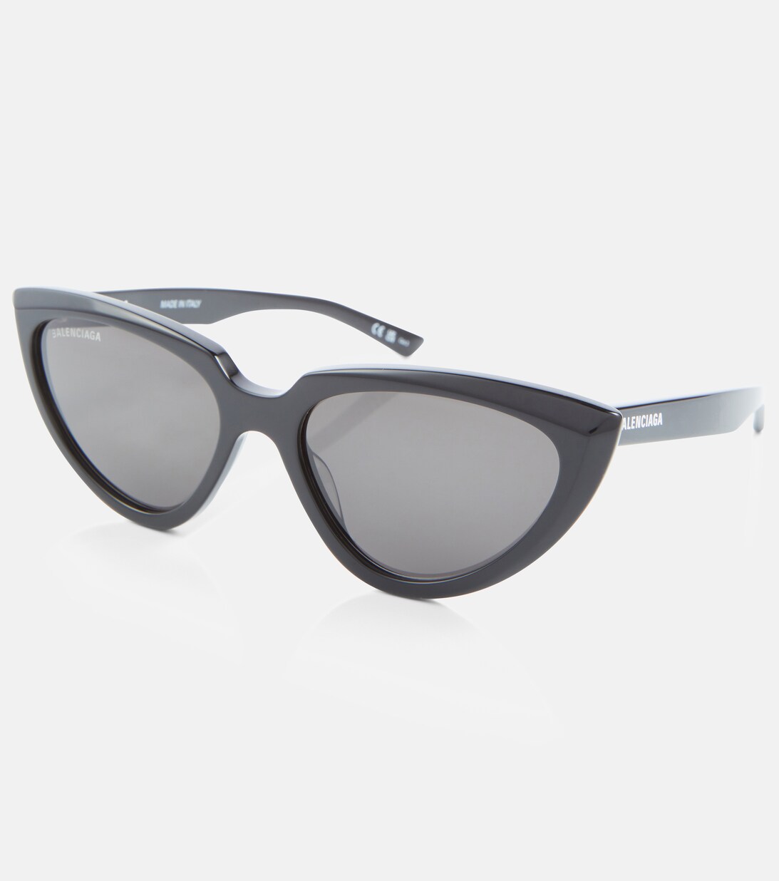 Cat Eye Acetate Sunglasses in Black Balenciaga Mytheresa