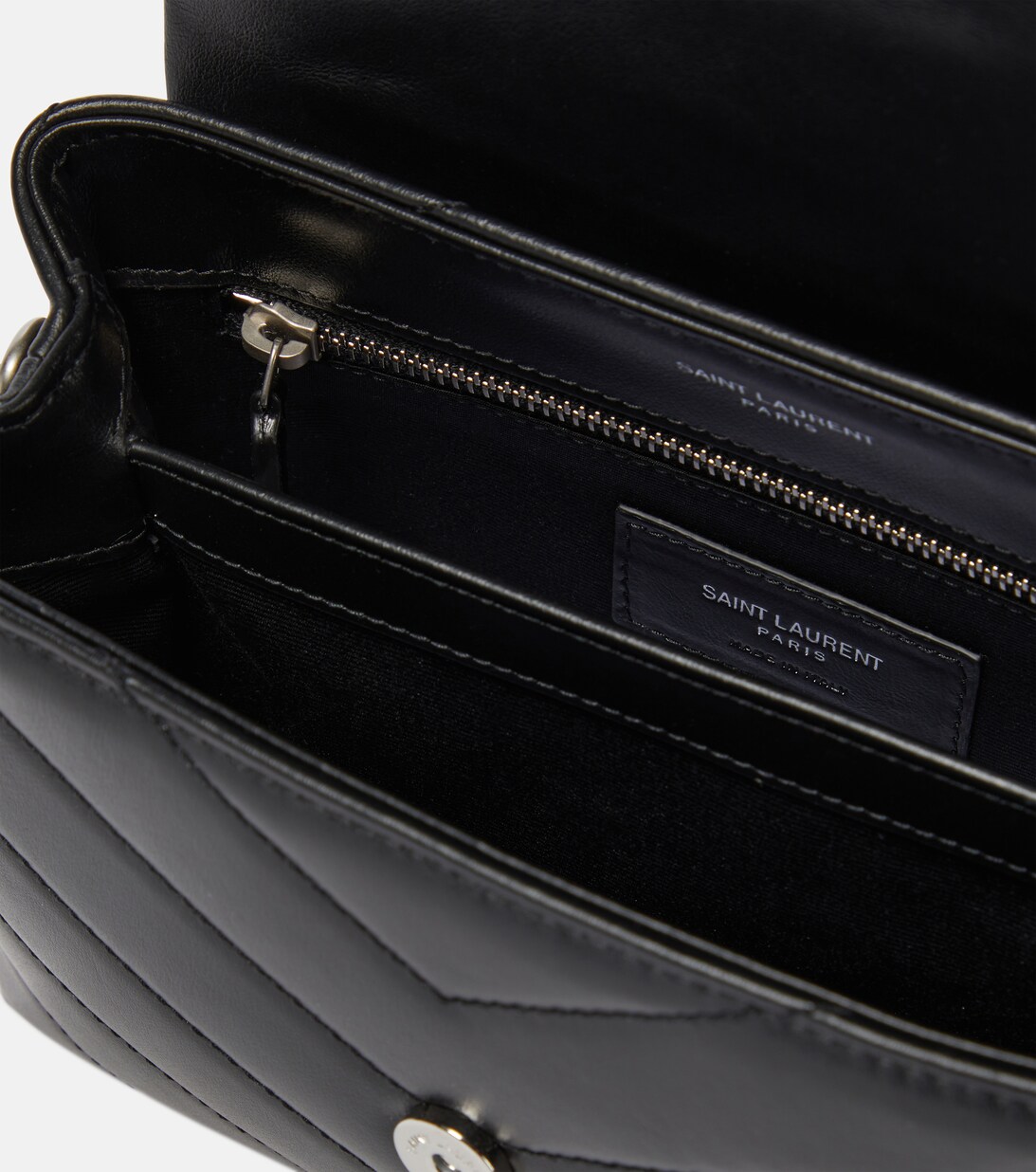 Loulou Toy Leather Shoulder Bag in Black Saint Laurent Mytheresa