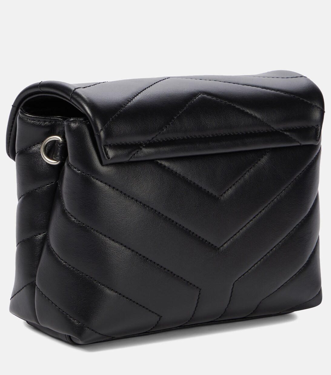 Loulou Toy Leather Shoulder Bag in Black Saint Laurent Mytheresa