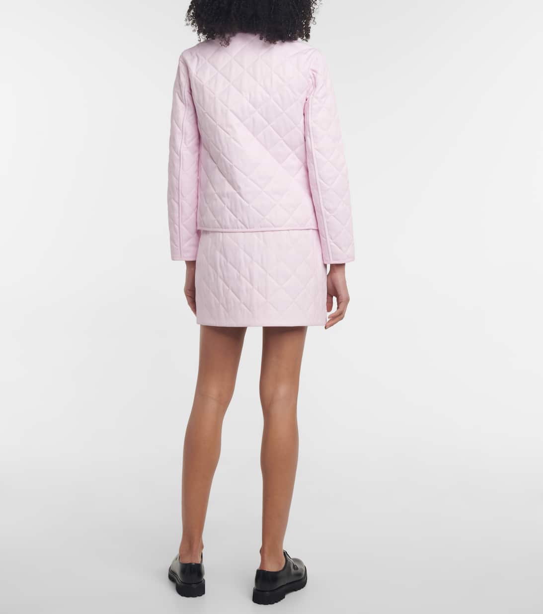 Quilted Jacket in Pink Burberry Mytheresa