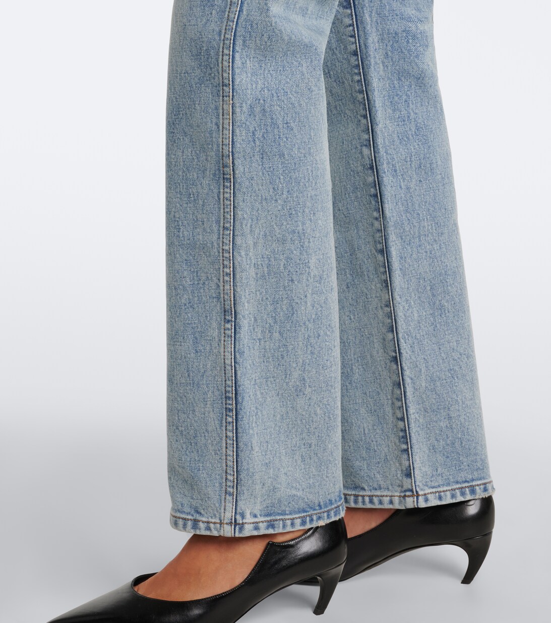 Kate High Rise Straight Jeans - Rugged Classic Blue, 40" Waist, Sustainable Denim - View #11