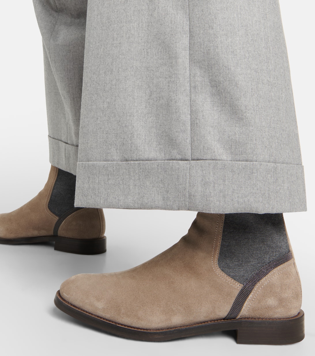 embellished chelsea boots