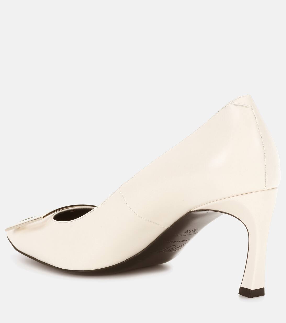 roger vivier belle vivier trompette leather pumps