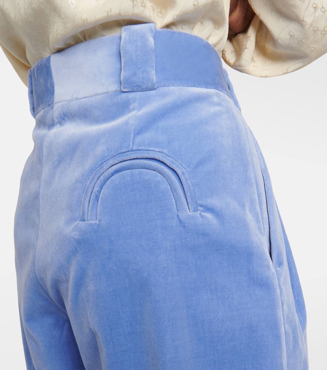 Fell Velvet Shorts in Blue Blaze Milano Mytheresa