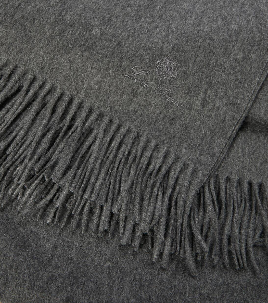 Unito Cashmere Blanket in Grey Loro Piana Mytheresa