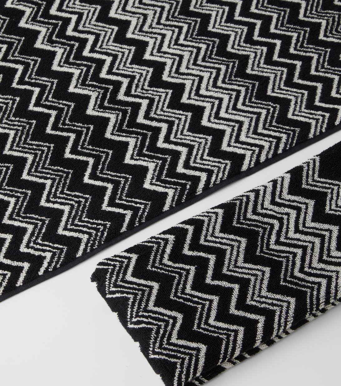 Keith Hand Towel And Bath Towel Set in Black Missoni Mytheresa
