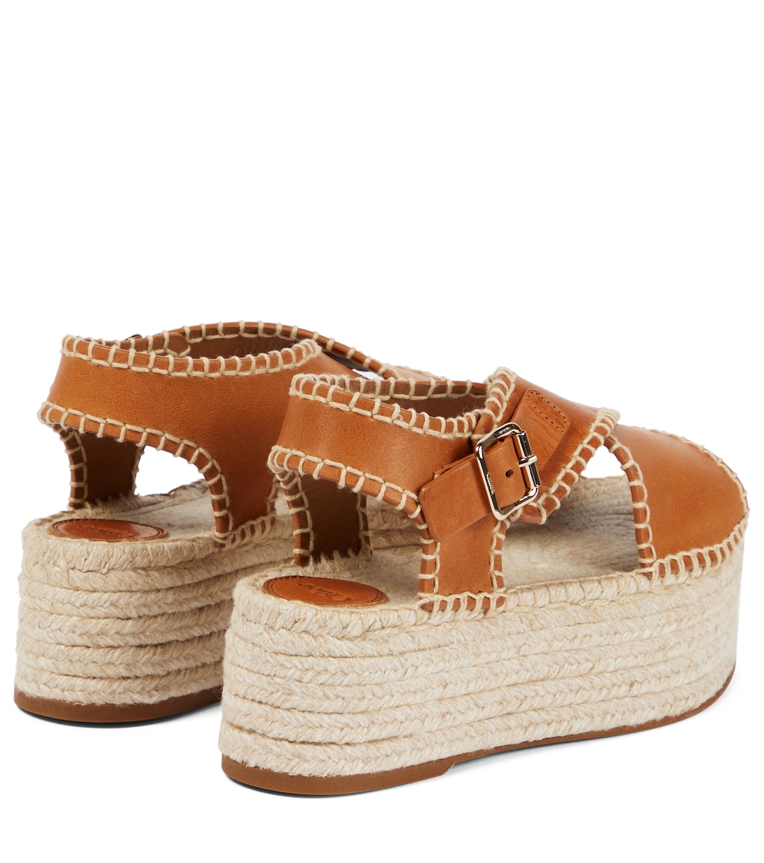Lucinda Platform Espadrilles in Brown - Chloe | Mytheresa