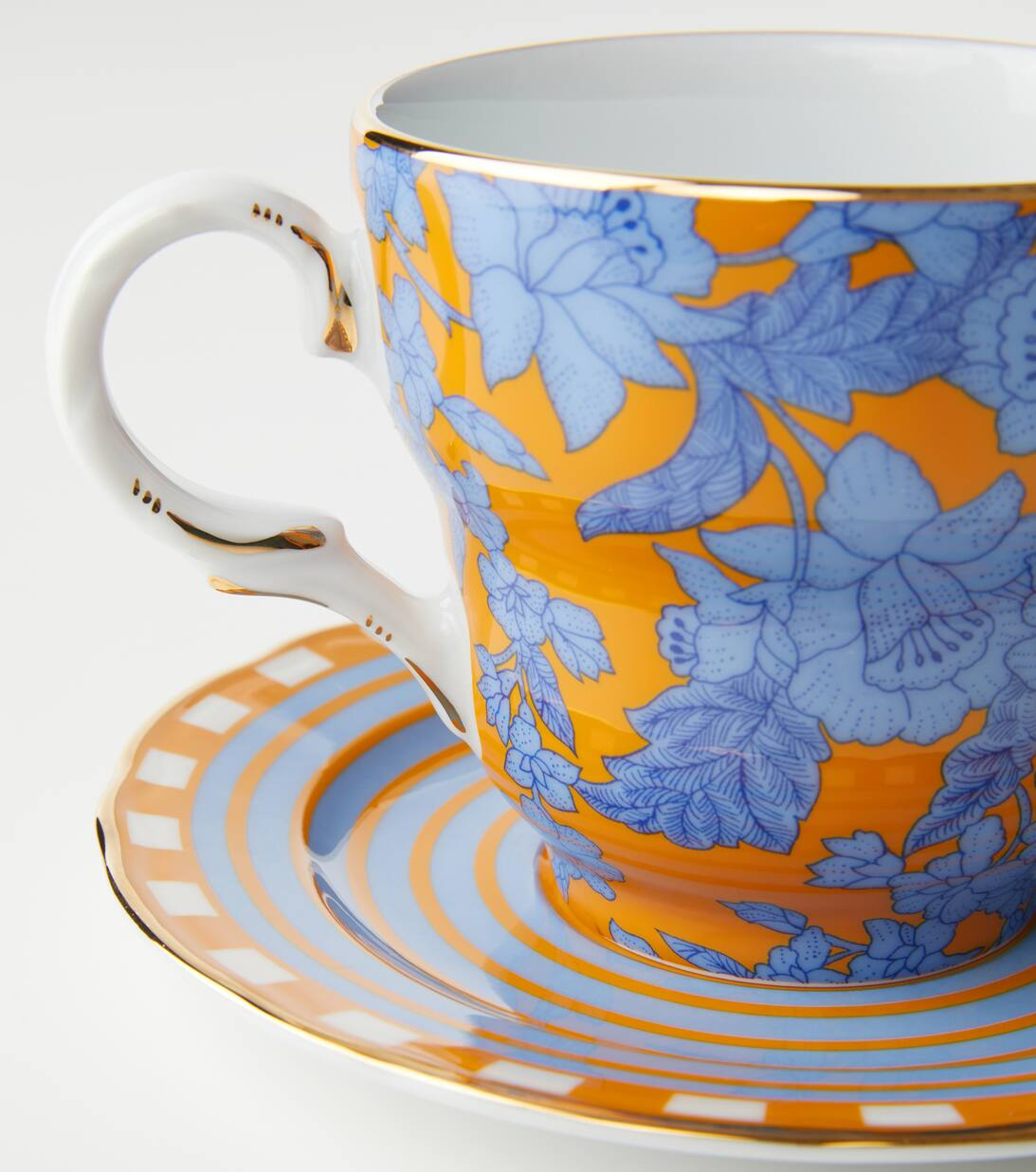 Lilium Zafferano Big Mama Cup And Saucer in Multicoloured La Double J