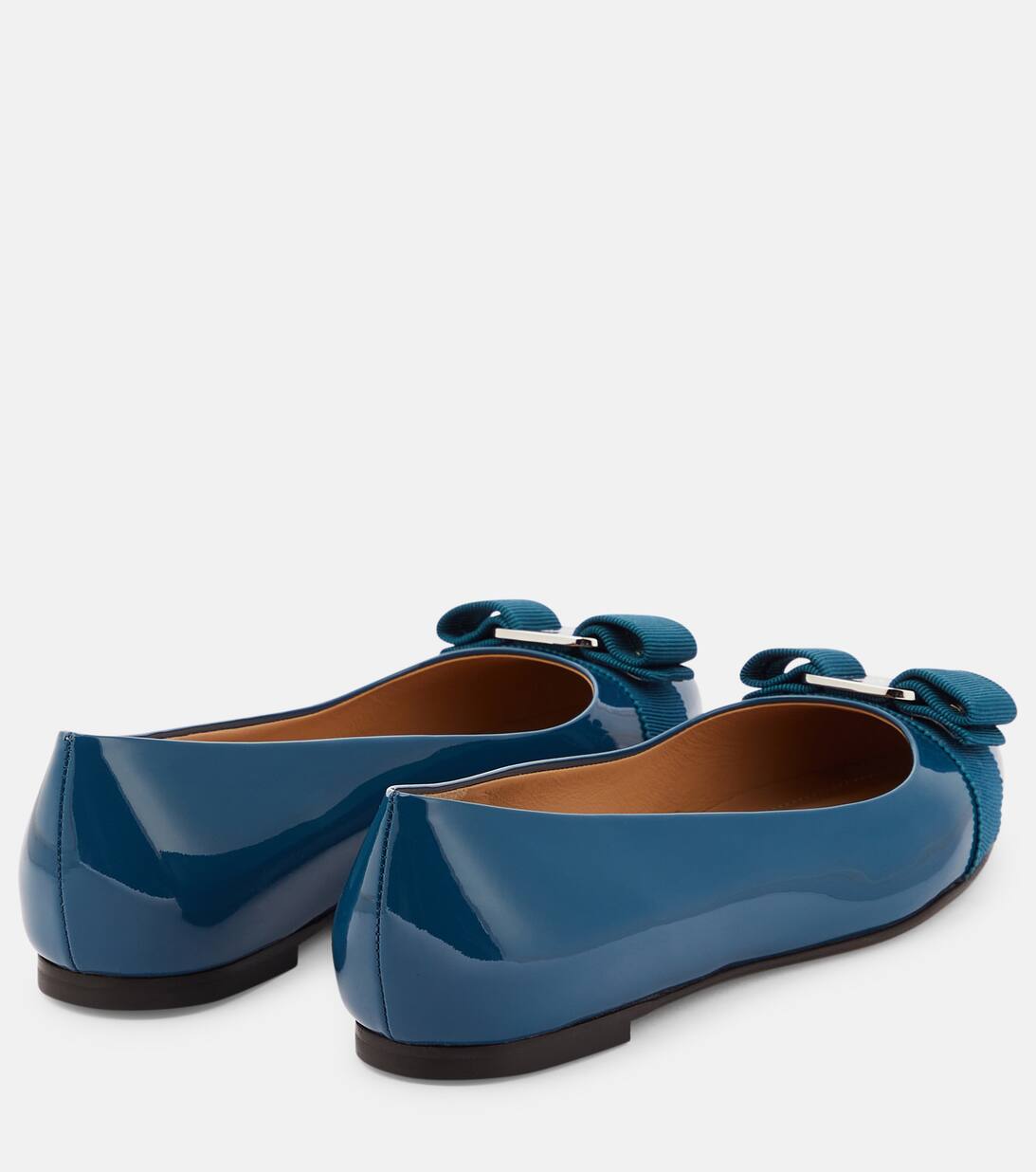 patent leather ballet flats