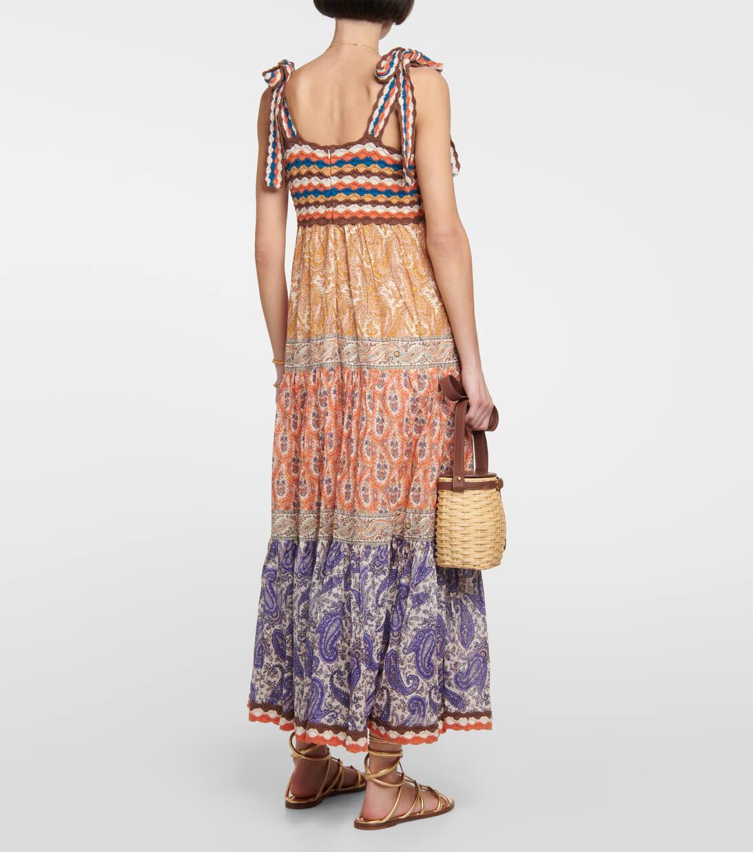 Devi Crochet Maxi Dress in Multicoloured Zimmermann Mytheresa